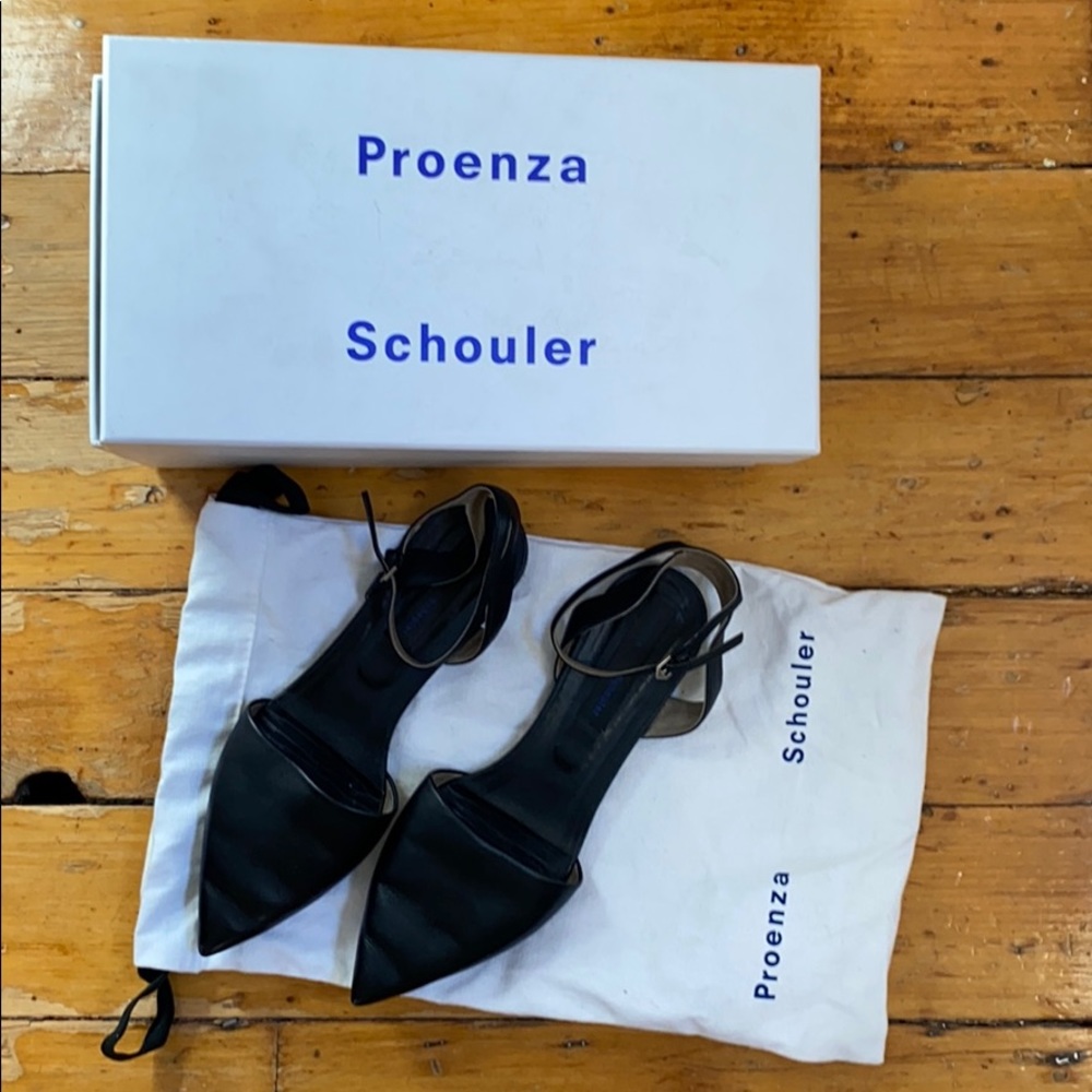 Proenza Schouler Black D’Orsay Flats